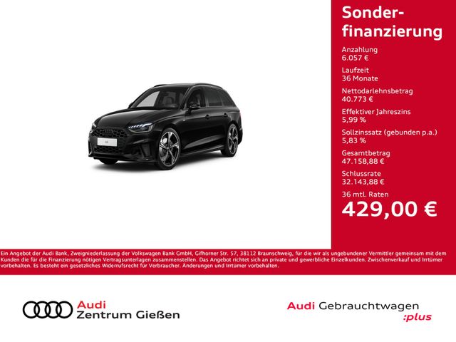 Audi A4 Avant 35 TDI S line Black Businesspaket Assis