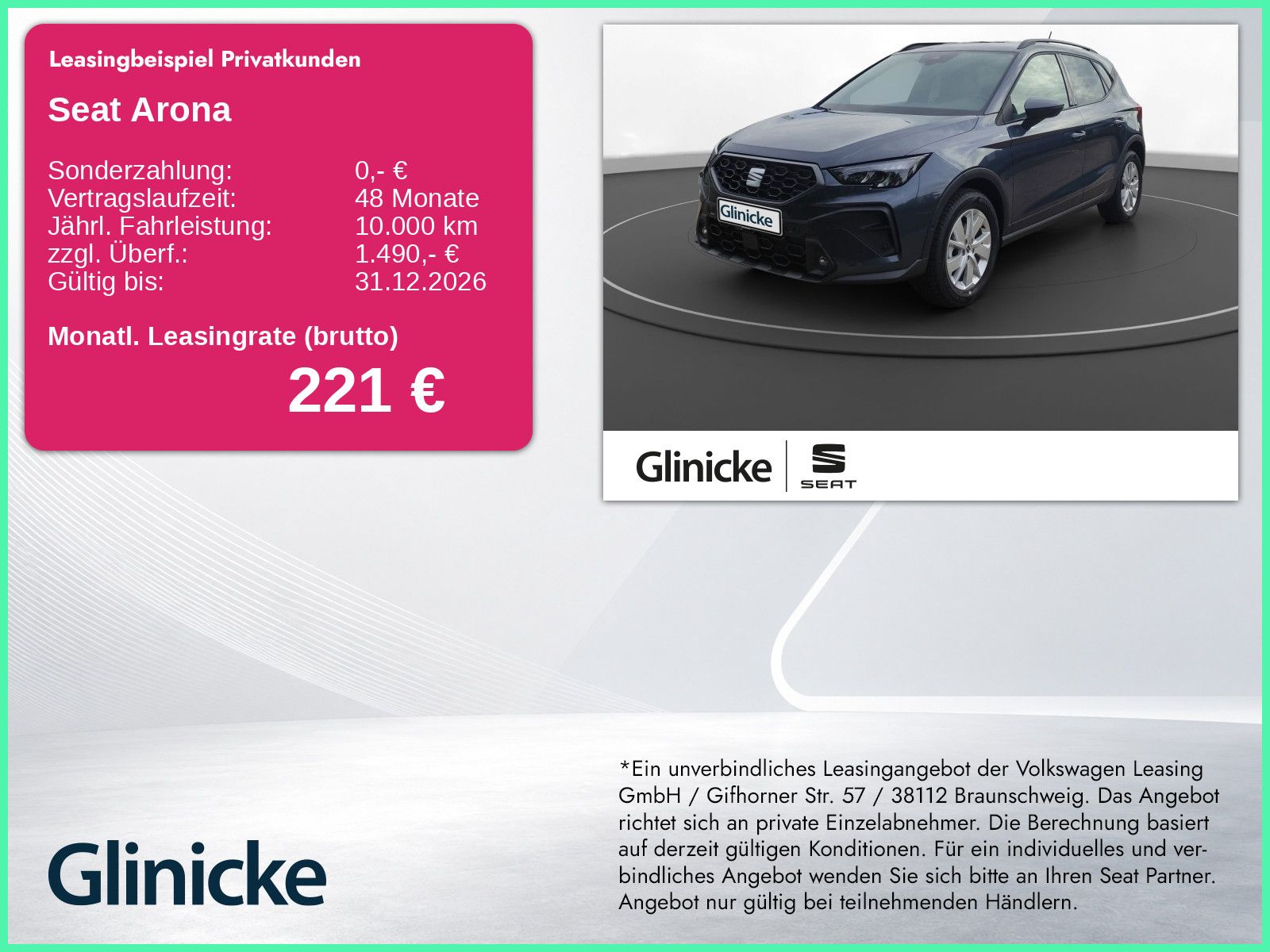 Seat Arona Style 1.0 TSI 85 kW (116 PS) 7-Gang-DSG