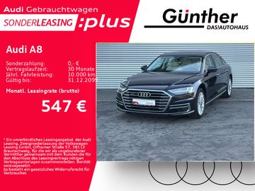 Audi Leasingangebot: Audi A8 lang 60 TFSI QUATTRO+DESIGN SELECTION+HUD+B&O