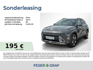 Hyundai Leasingangebot: Hyundai Kona TREND ELEK.HKL NAVI CAM LED SHZ LHZ CARPLAY
