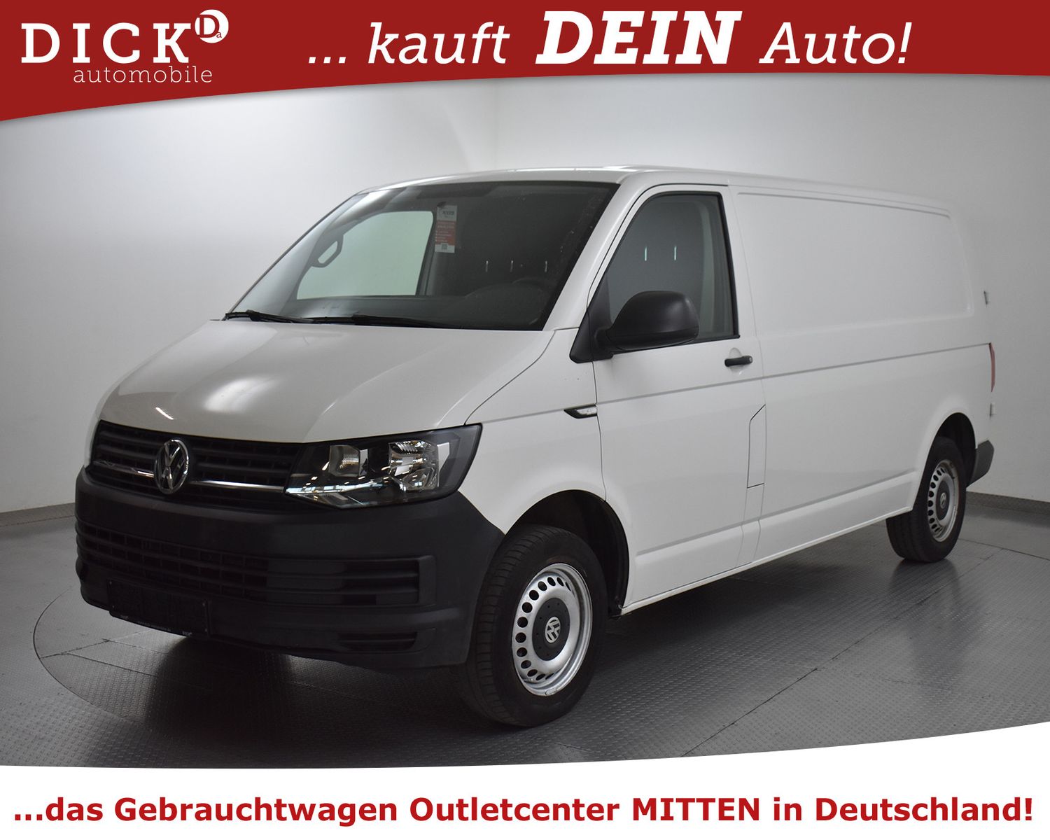 Fahrzeugabbildung Volkswagen T6 Transp 2.0 TDI LKW Lang 3-SITZE+KLIMA+PDC