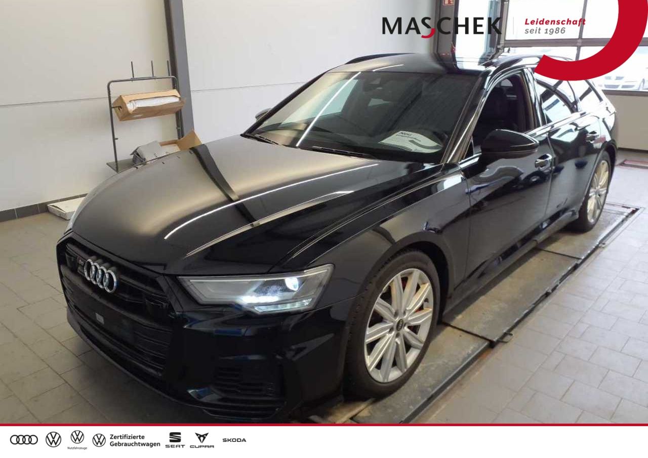 AUDI S6 Avant Black 4WD-Lenk Pano AHK B&amp;O ACC Sitzh B