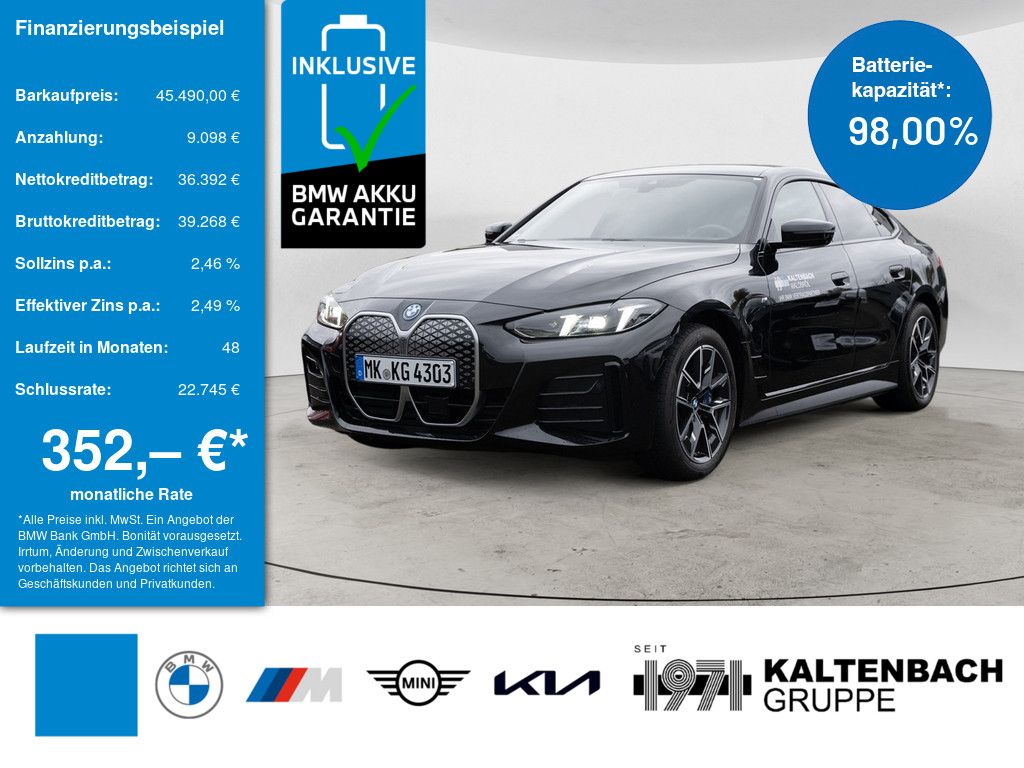 BMW i4 eDrive 35 Gran Coupe M-Sport FACEL. AHK 360°