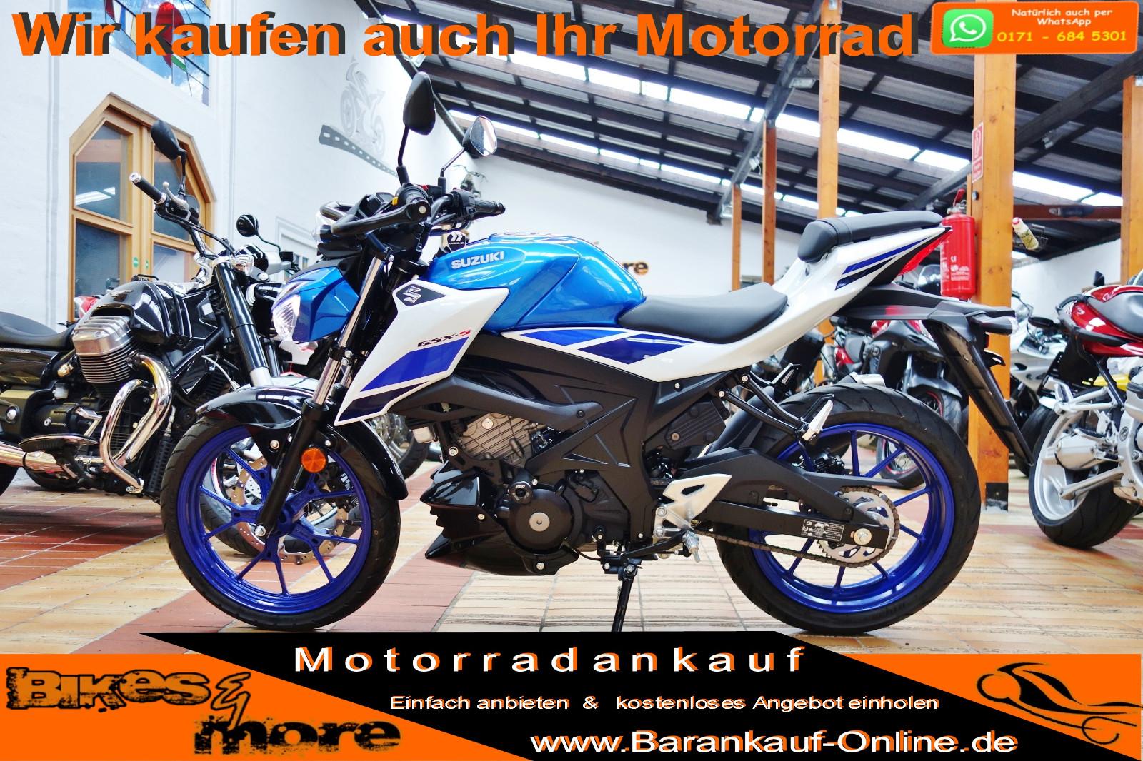 Suzuki GSX-S 125 ABS+1 Hand+-78KM +1 Hd+A1 ab 16 Jahren