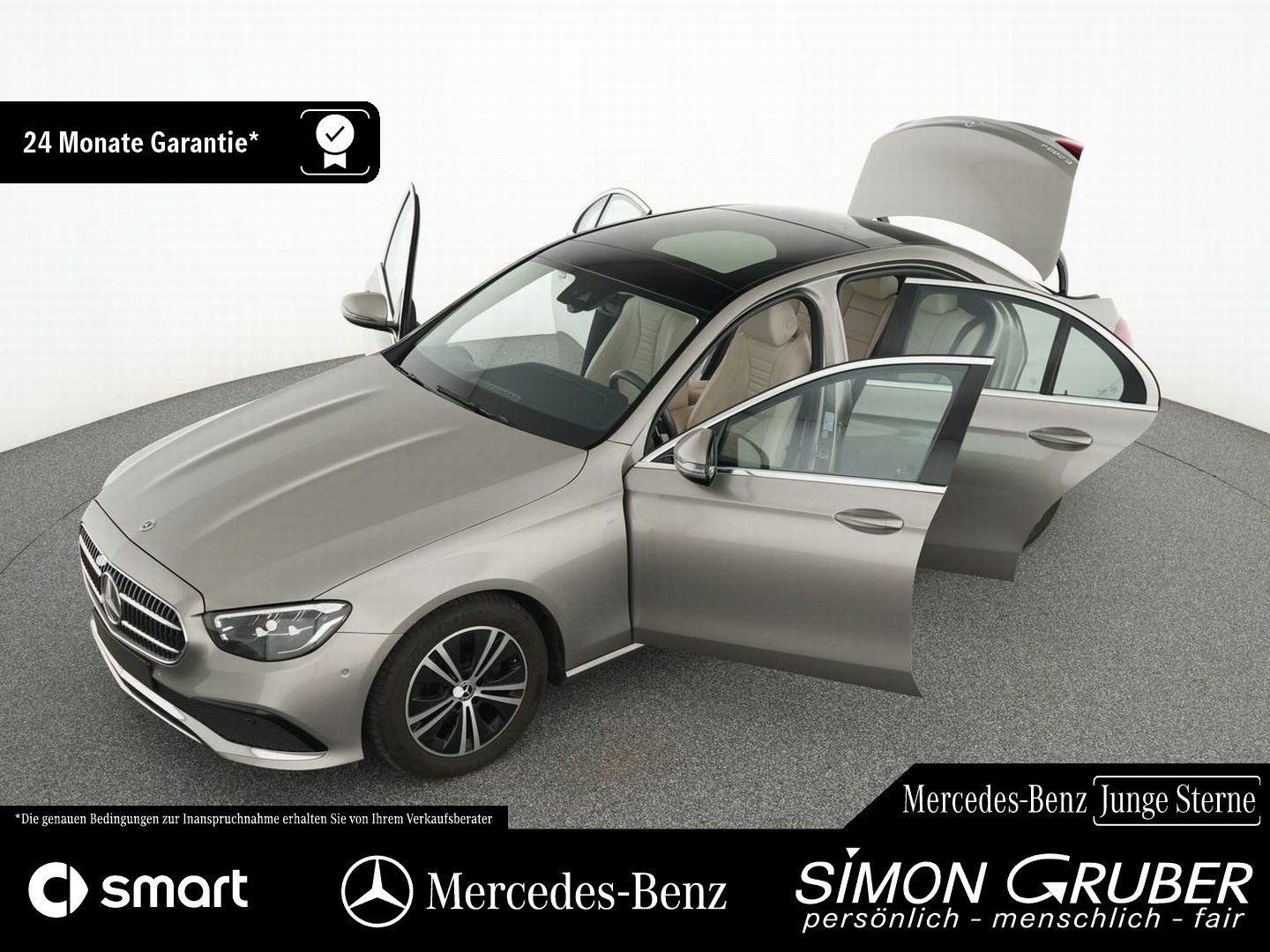 Fahrzeugabbildung Mercedes-Benz E 200 d Avantgarde Widescreen Pano Leder LED AHK