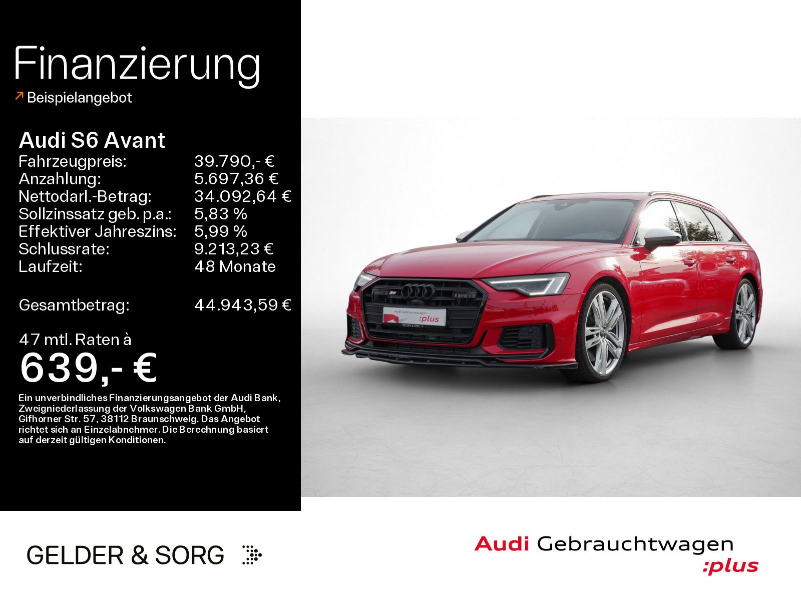 Audi S6 Avant quattro Matrix*Standheizung*21Z*360°