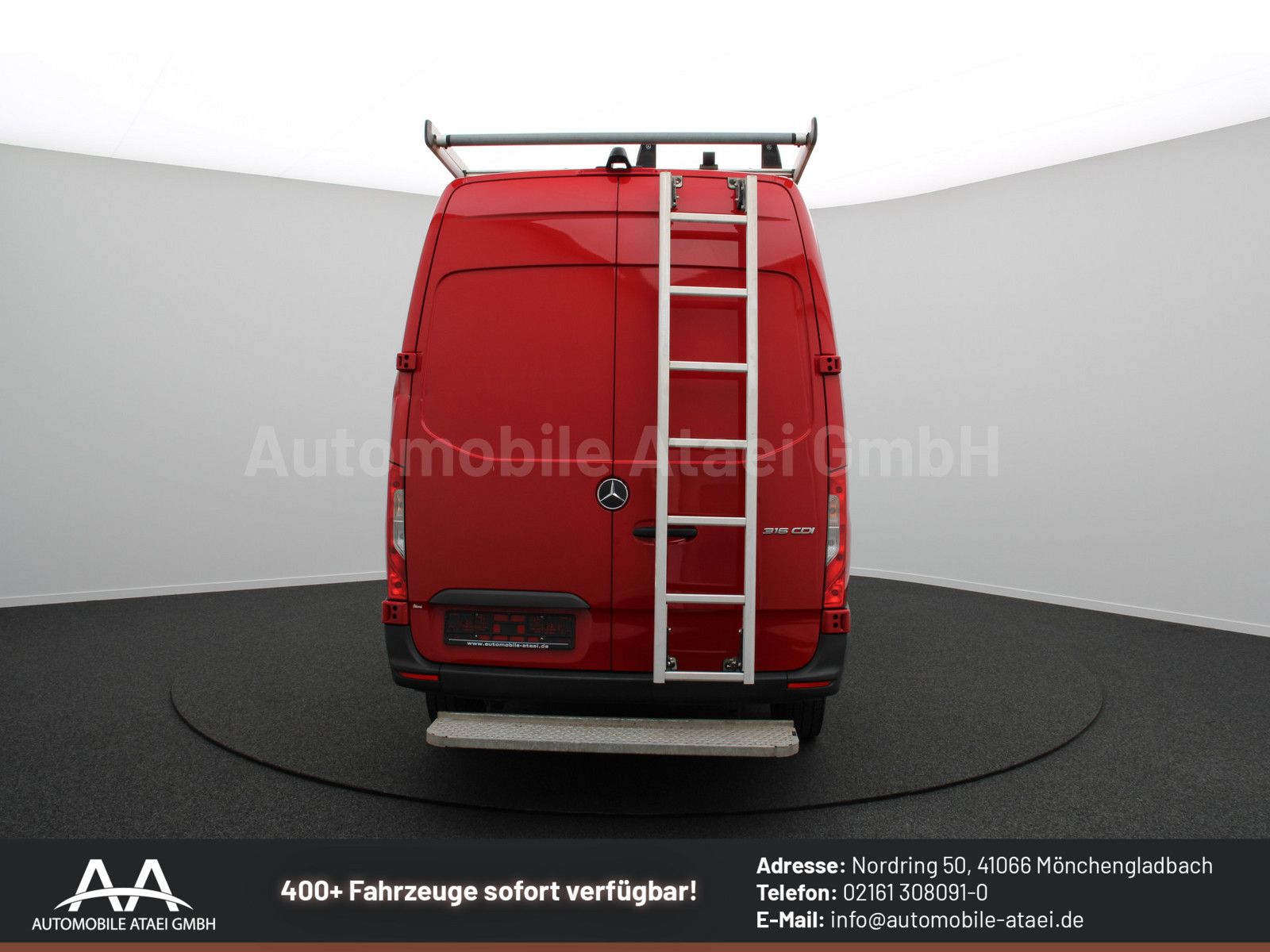 Fahrzeugabbildung Mercedes-Benz Sprinter 316 *Werkstatt+Dachträger* (6283)
