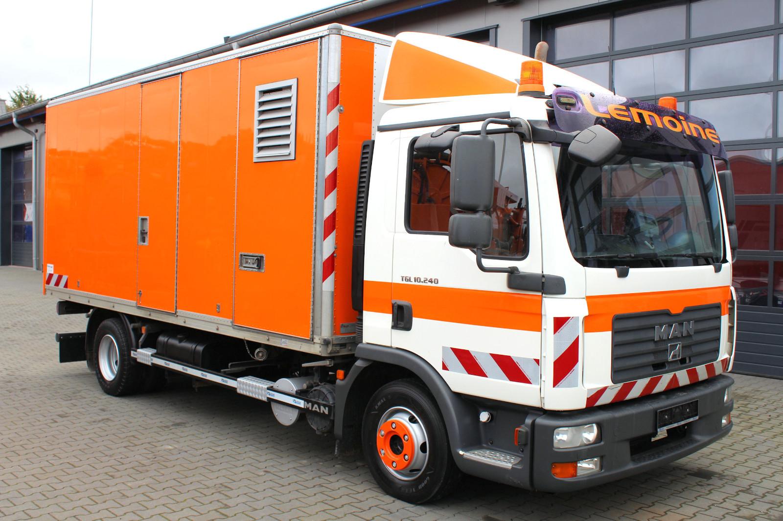 MAN TGL 10.240 Koffer+4m³ Uraca HD-Spül+JT-Kamera-TV