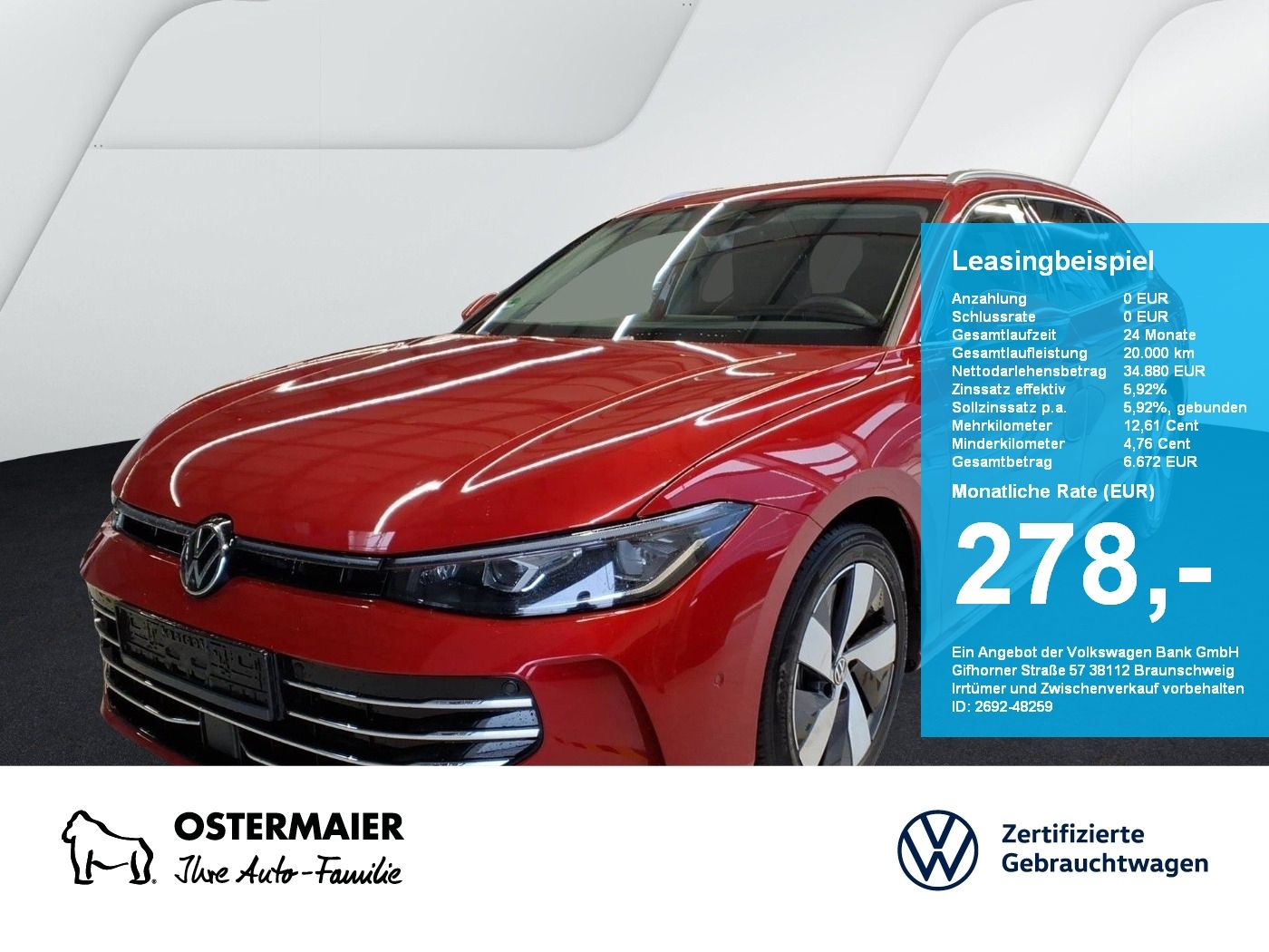 Volkswagen Passat Variant ELEGANCE 2.0TDI 150PS DSG ACC.AHK