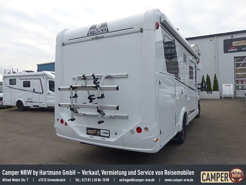 ETRUSCO A 7300 DB SAT&amp;TV+Fahradträger+NAVI+Markise