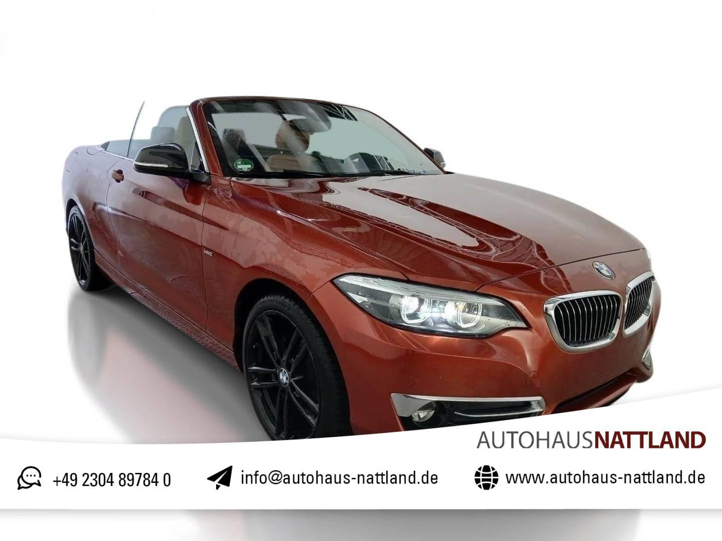 BMW 220 d Cabrio Luxury Line Autom. Leder RFK