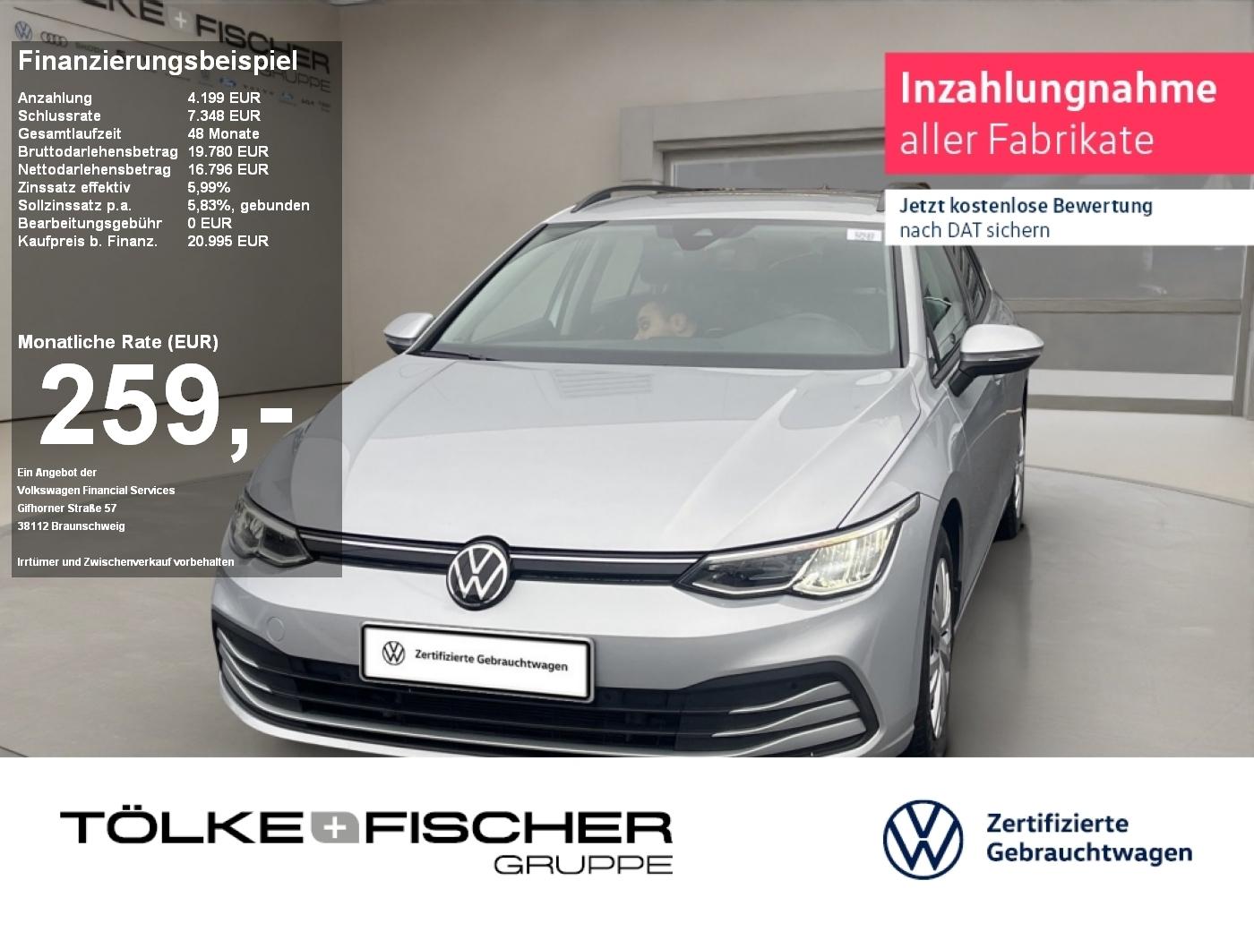 Volkswagen Golf VIII Variant 2.0 TDI Life ACC Navi Virtual