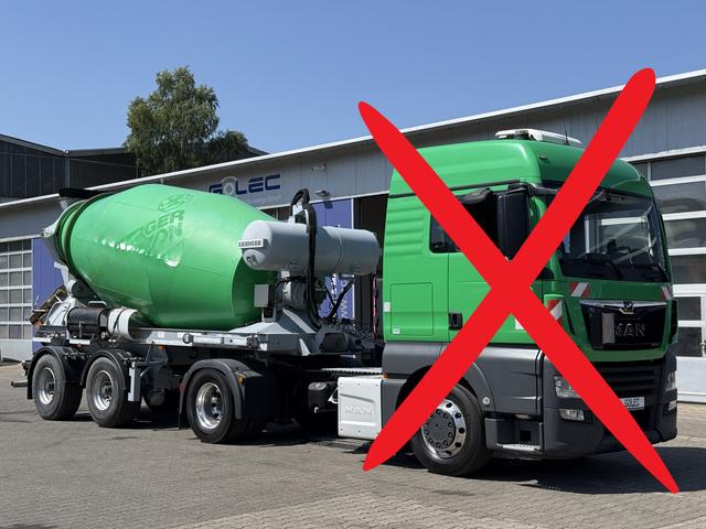 Alt producător Müller-Mitteltal Liebherr Betonmischer Concrete Auflieger 10 m³