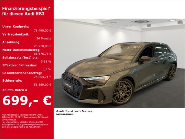 Audi RS3 SPORTBACK QUATTRO S TRONIC SOFORT VERFÜGBAR