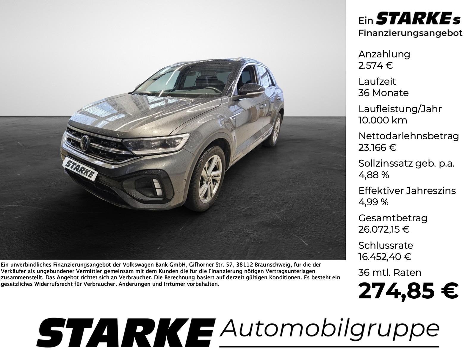 Volkswagen T-Roc R-Line  AHK Navi LED Kamera PDC LM Tempo K