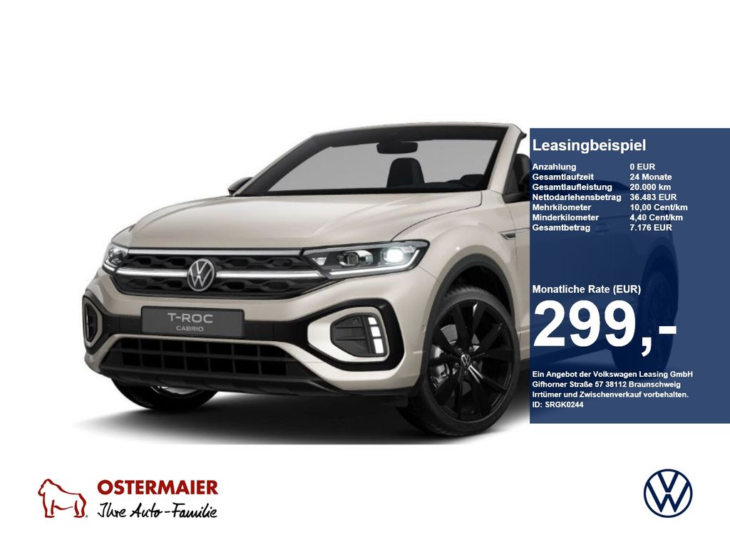 T-Roc Cabriolet R-Line 1.5 TSI OPF DSG 19''Alu.N