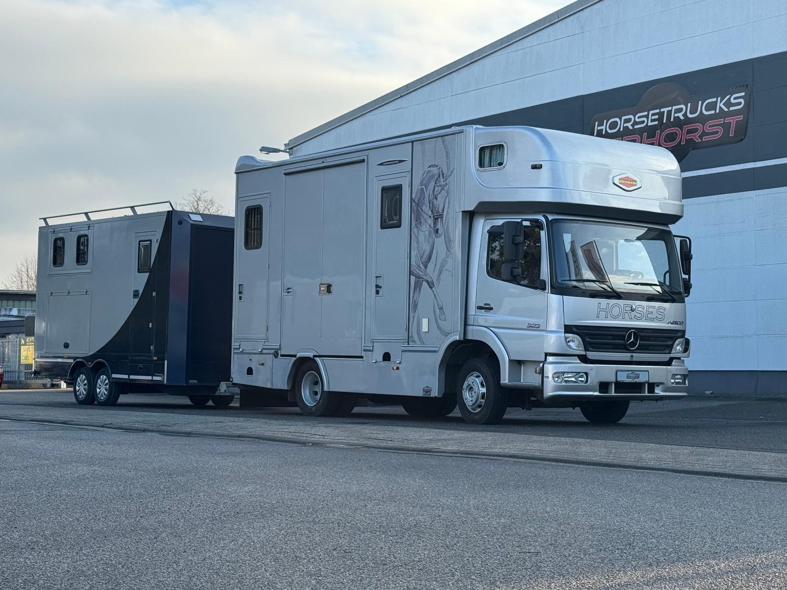 Mercedes-Benz Atego Böckmann Kompakt + Gimmel Anhänger m. Wohn