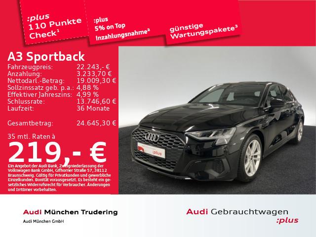 Audi A3 Sportback 30 TFSI Virtual/LED