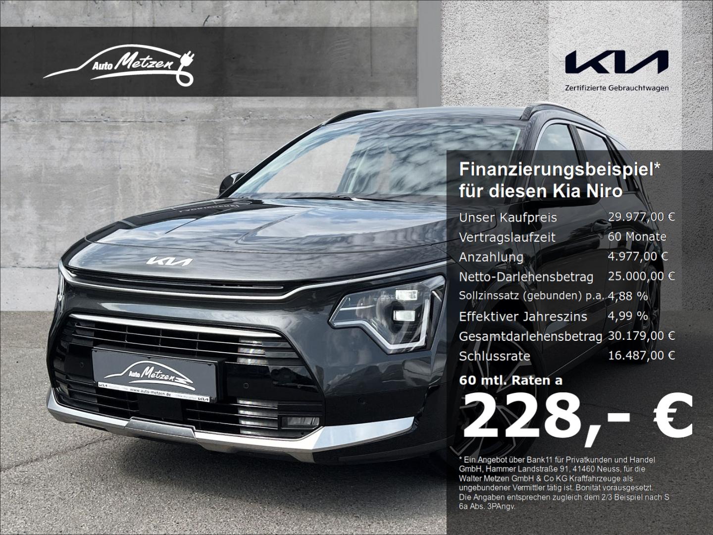 Kia Niro Plug-in Hybrid Spirit Navi Digitales Cockpi