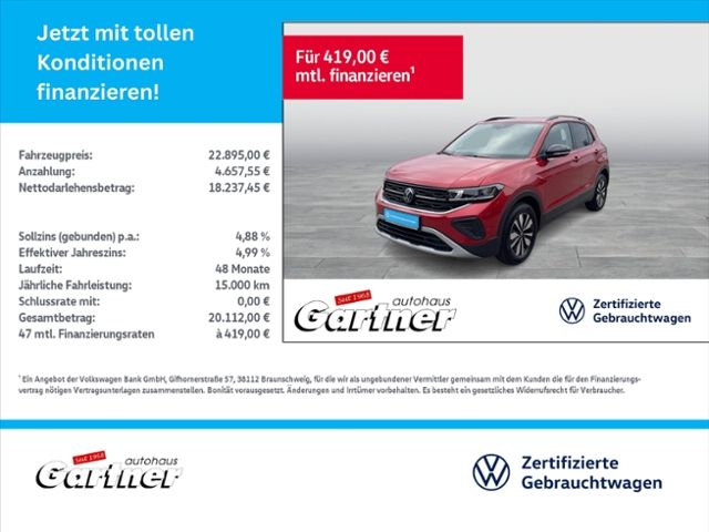 T-Cross Life GOAL 1.0 l TSI OPF 70 kW (95 PS) 5-