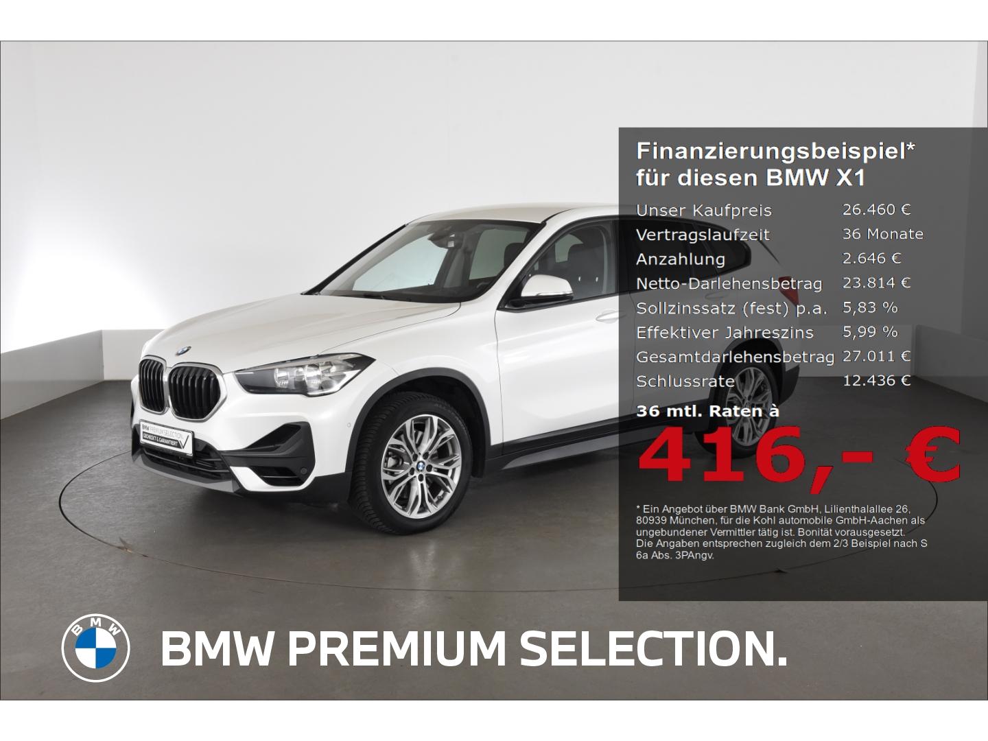 BMW X1 xDrive 20i Advantage Rückfahrkamera Sonnensch