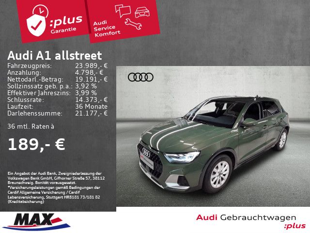 Audi A1 allstreet 25 TFSI LED+SMARTPHONE+VCP+ALU+PDC+