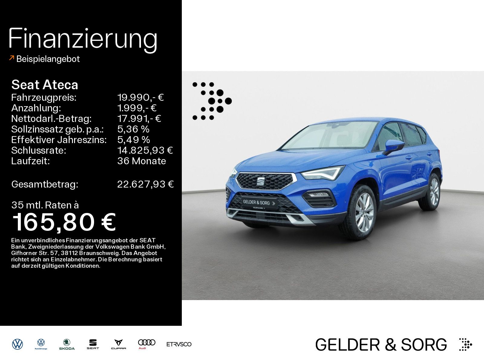 SEAT Ateca Style 2.0 TDI LED*AHK*ACC*RFK*BEATS