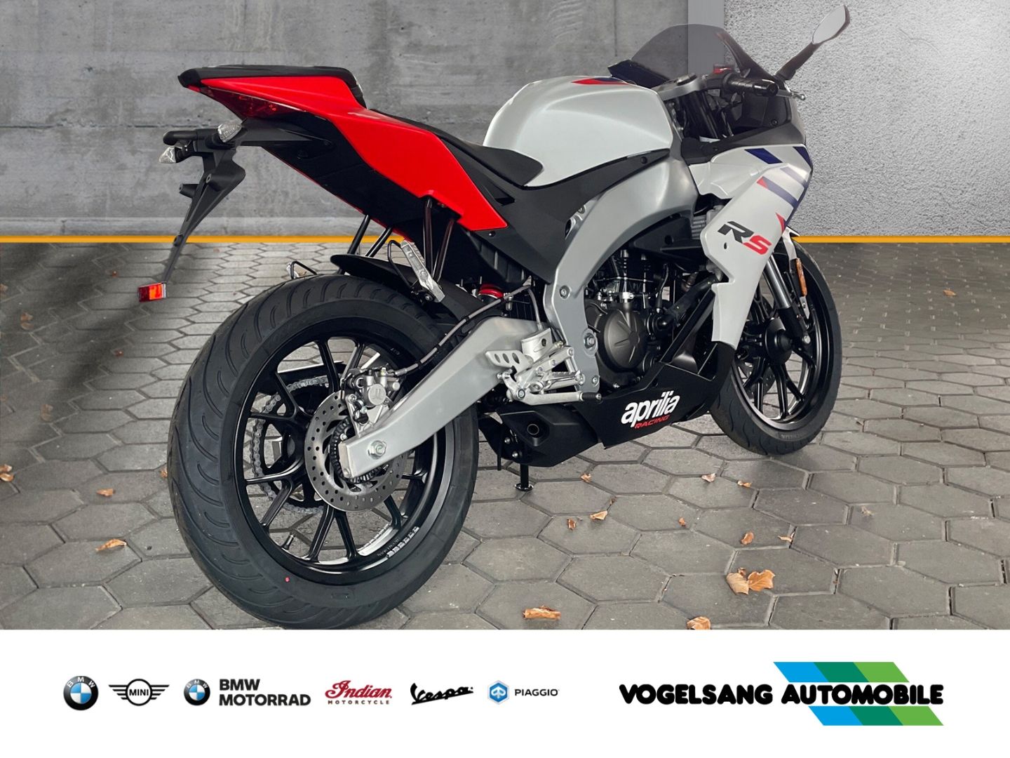 Fahrzeugabbildung Aprilia RS 125 Neues Modell 2023, LCD-Display, ABS, Sozi