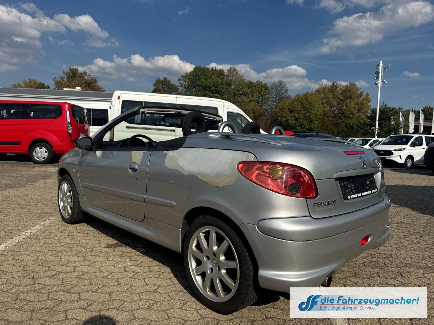 Fahrzeugabbildung Peugeot 206 Cabriolet CC Quiksilver El. Verdeck *EXPORT