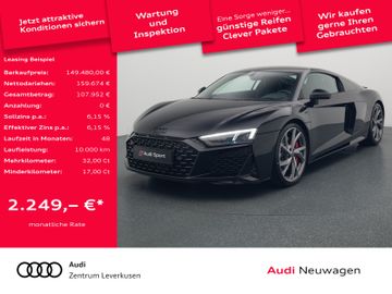 Audi Leasing Angebot: Audi R8 Coupe RWD performance NAVI B&O LEDER KAM LED