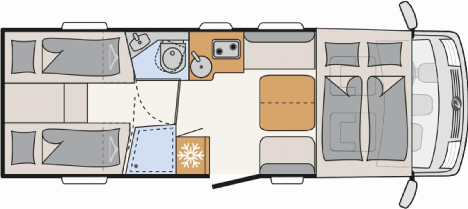 Dethleffs Trend I 7057 EBL Schnäppchen, Sie sparen 16882 