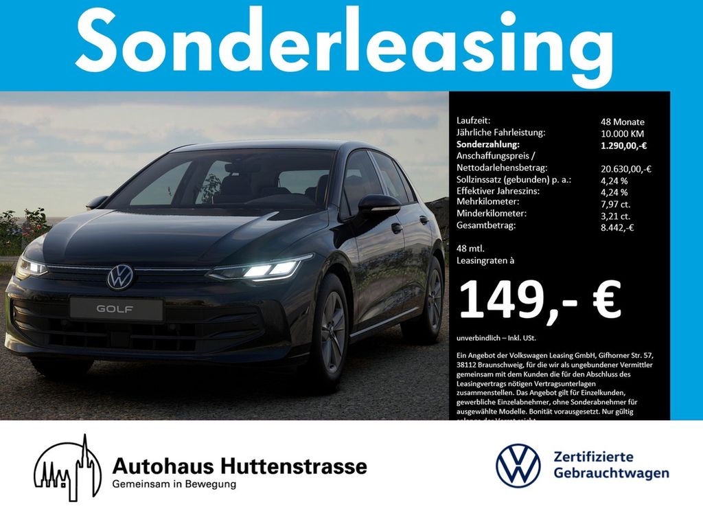 Volkswagen Golf VIII 1.5 TSI Life FACELIFT LED NAVI AHK