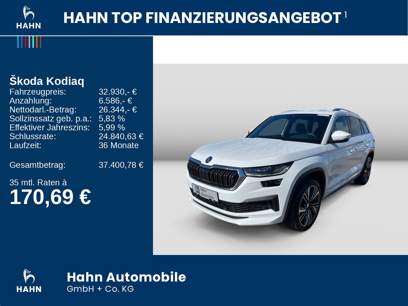Skoda Kodiaq L&K 2.0TDI DSG 4x4 LEDER Pano 360° ACC DC imagem 2