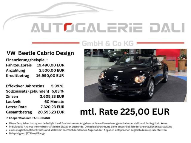 Volkswagen Beetle Cabrio Design BMT  PDC - ALU - SITZHZ.