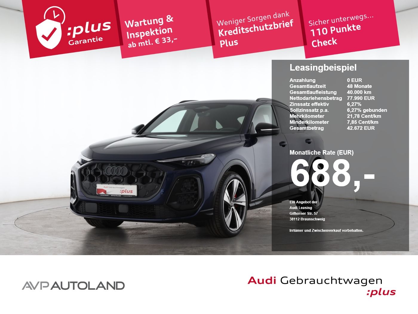 Audi SQ5 Sportback TFSI S tronic PANO *HUD*VOLL +WKR