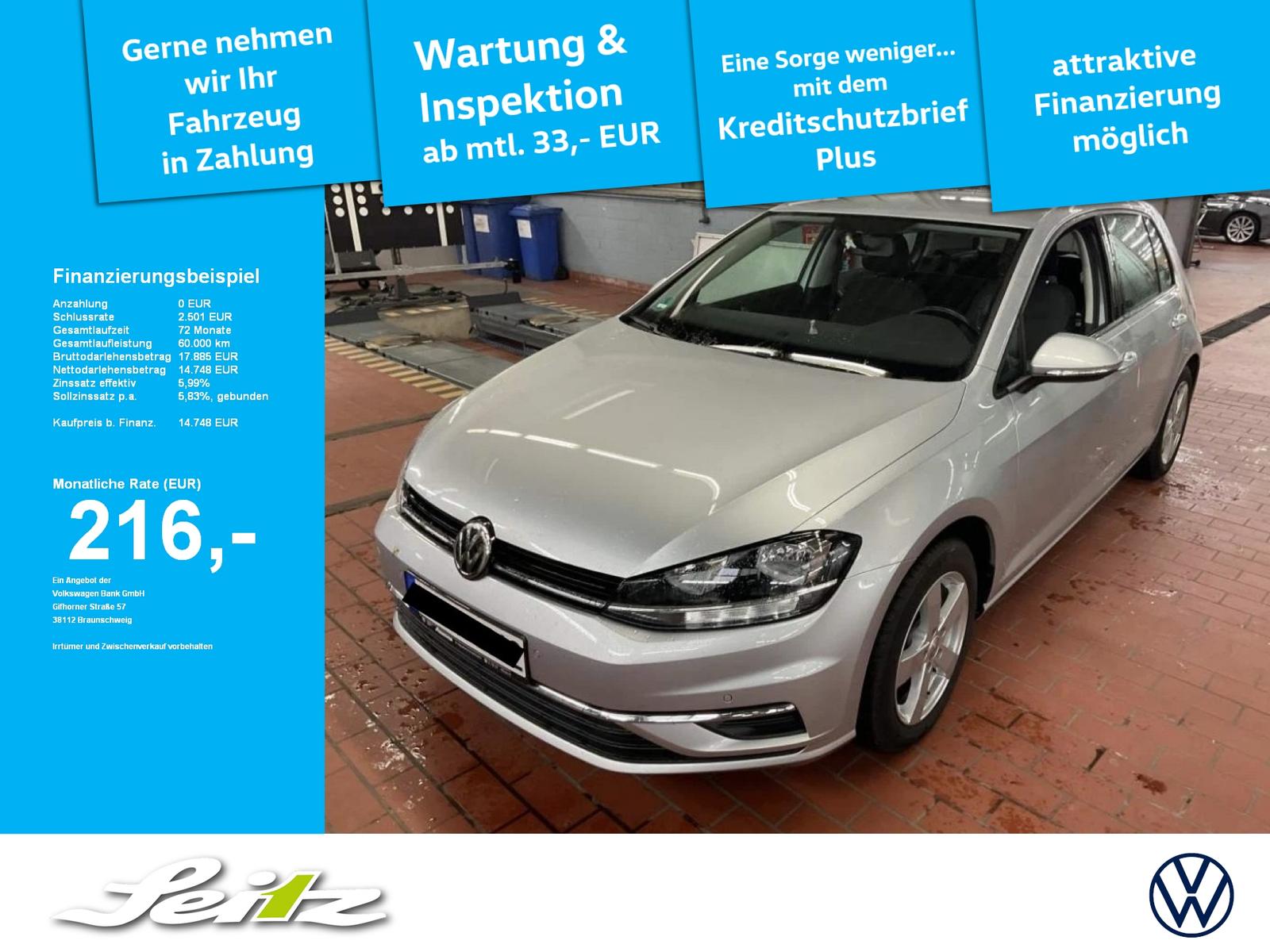 Volkswagen Golf VII 1.0 TSI Comfortline *AHK*PDC*KLIMA*