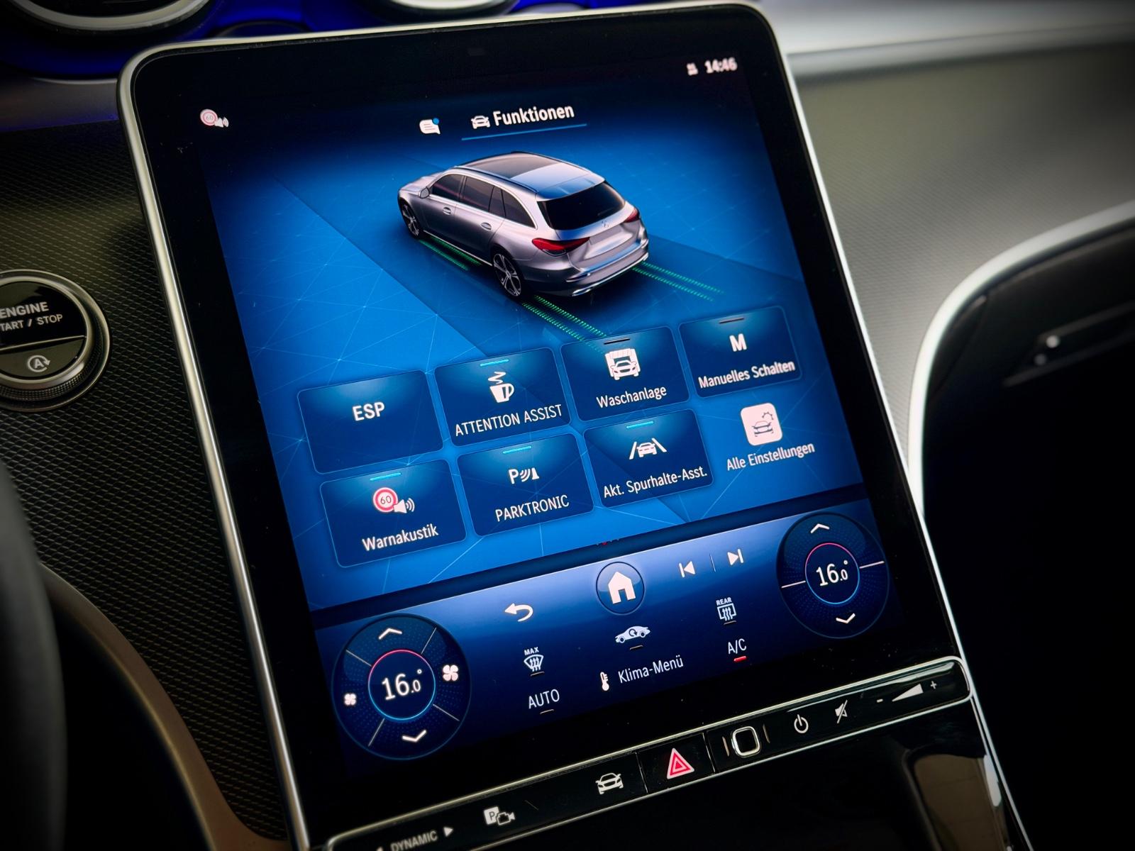 Mercedes-Benz C-Class T d Avantgarde AUTOMATIK NAVI LEDER 1.HAND, миниатюра 10