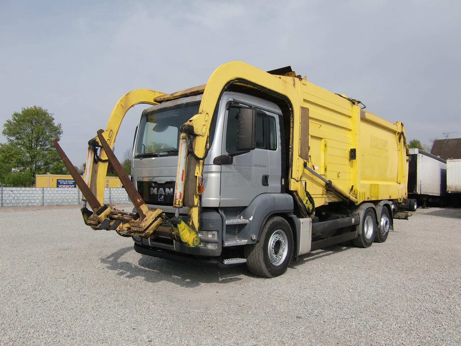 MAN TGS 26.320 / Heil Frontlader / Euro 5/ Lenk-Lift