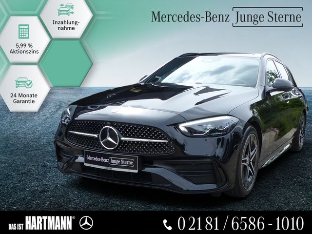 MERCEDES-BENZ C 180 T AMG+ADVANCED+NIGHT+TOTWINK+R.KAM+SPIEGEL