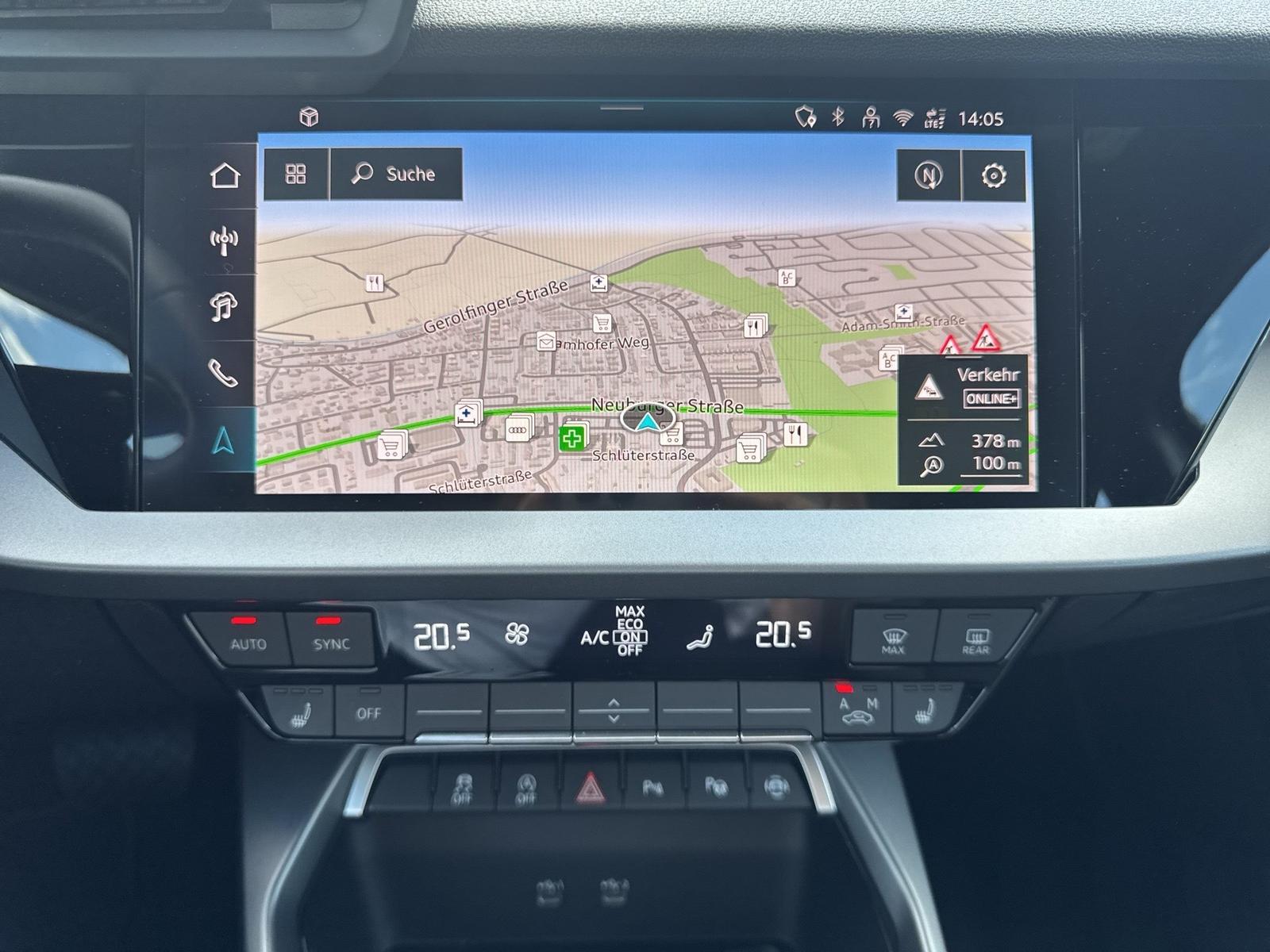 Audi A3 Sportback 30 TFSI LED PDC+ SHZ NAVI+ Virtual+, миниатюра 11
