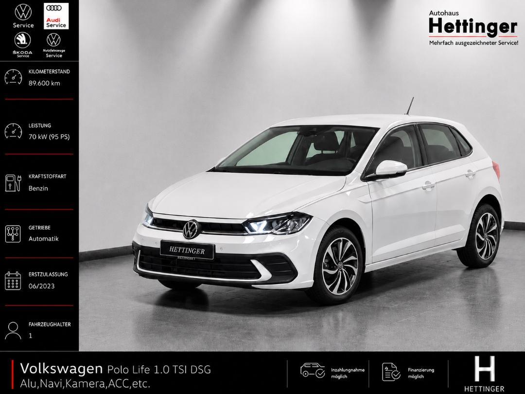 Volkswagen Polo Life 1.0 TSI DSG, Alu,Navi,Kamera,ACC...