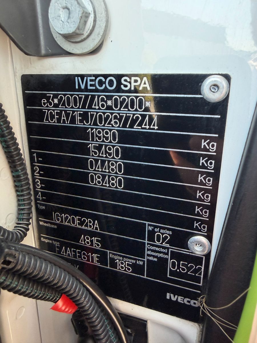 Fahrzeugabbildung Iveco Eurocargo ML120E25 LBW PAlfinger 1.500kg 3 Sitze