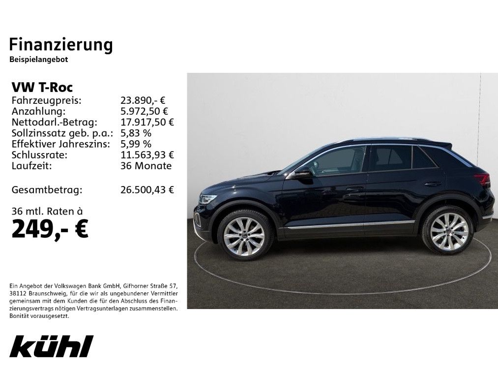 Volkswagen T-Roc 1.5 TSI DSG Style Navi LM18,Kamera foto 2