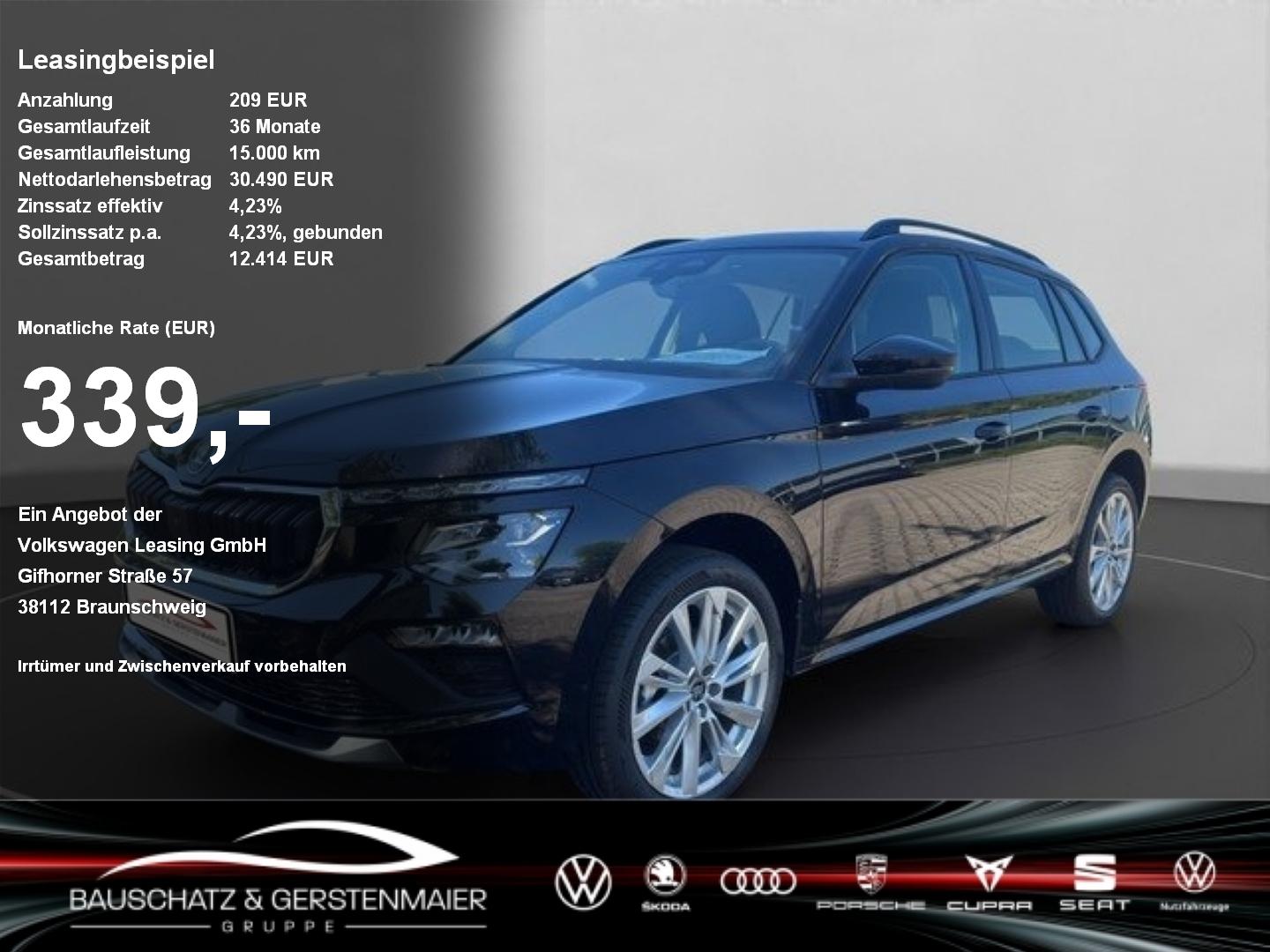 Skoda Kamiq Balance 1.0 TSI 85 kW 7-Gang-DSG
