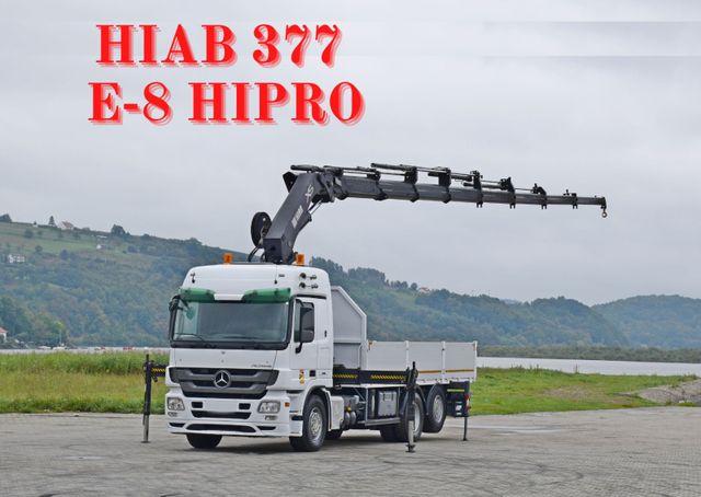 Mercedes-Benz ACTROS 2544 * HIAB 377 E - 8 HIPRO + FUNK* TOP