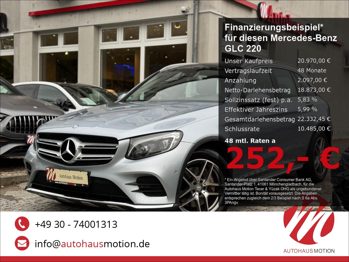 Mercedes-Benz GLC 220 d AMG line 4Matic Pano Navi LED Keyless