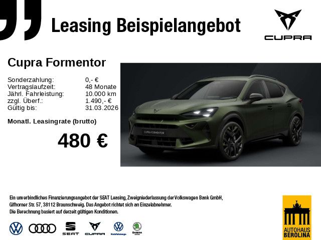 Cupra Formentor 2.0 TSI 4D VZ Tribe Edition DSG *ACC*