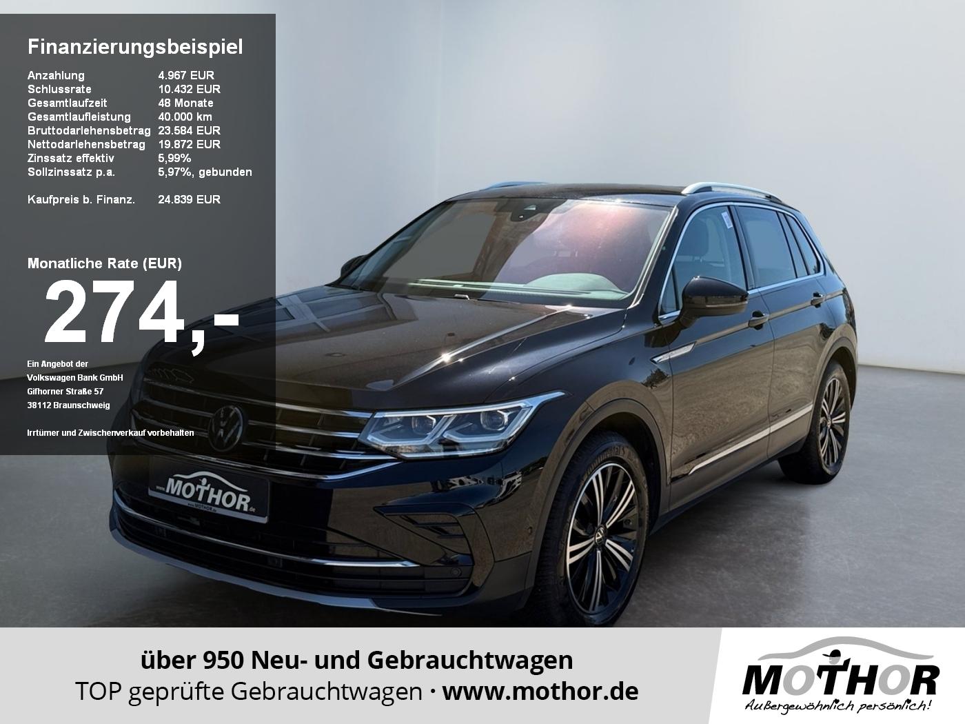 Volkswagen Tiguan Elegance 1.5 TSI DSG ACC MATRIX Kamera AH