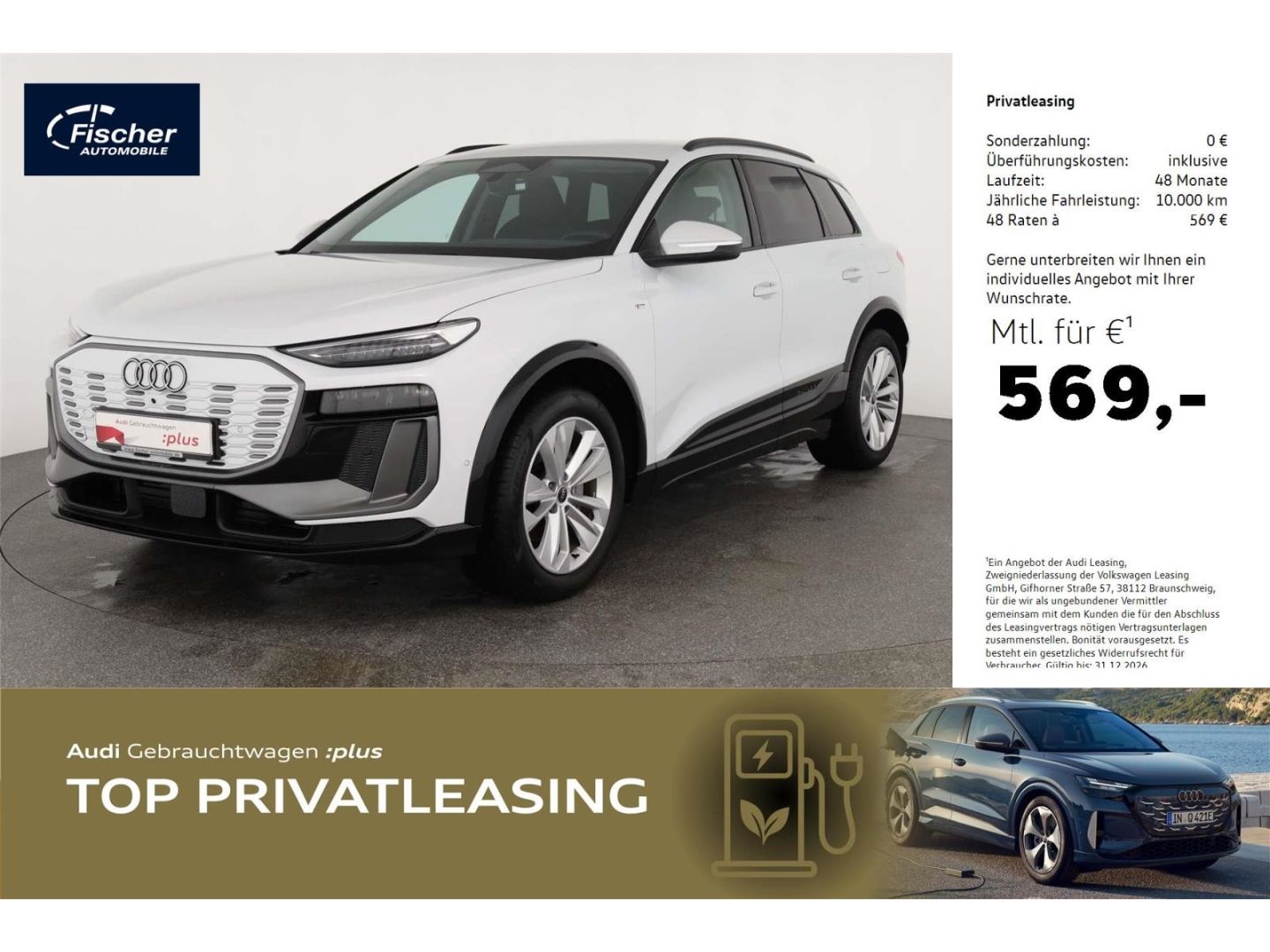 Audi Q6 e-tron SUV S-Line 20''/360/W-Pumpe/LED+