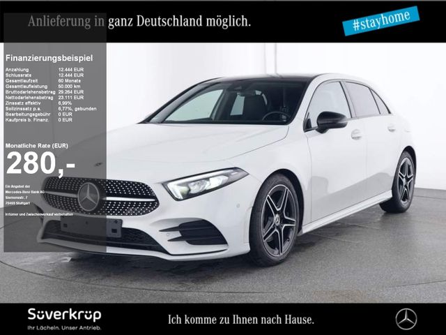 Mercedes-Benz A 200 d , AMG NIGHT KAMERA SPUR PANO AHK SHZ